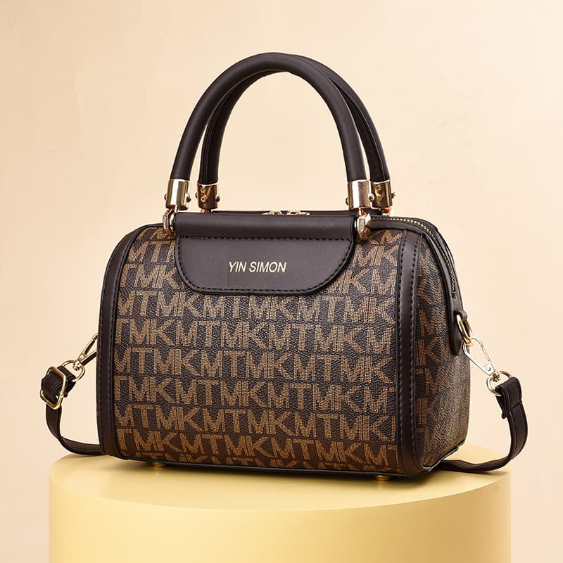 Women's Handbag 2025 New Large Capacity Tote Bag Fashion Boston Shoulder Crossbody Bag Premium Feel