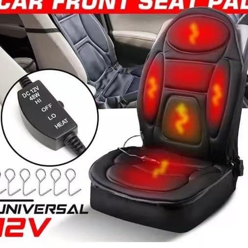 Single heated car seat cushion, winter heated car seat cover, intelligent temperature control universal car seat cushion