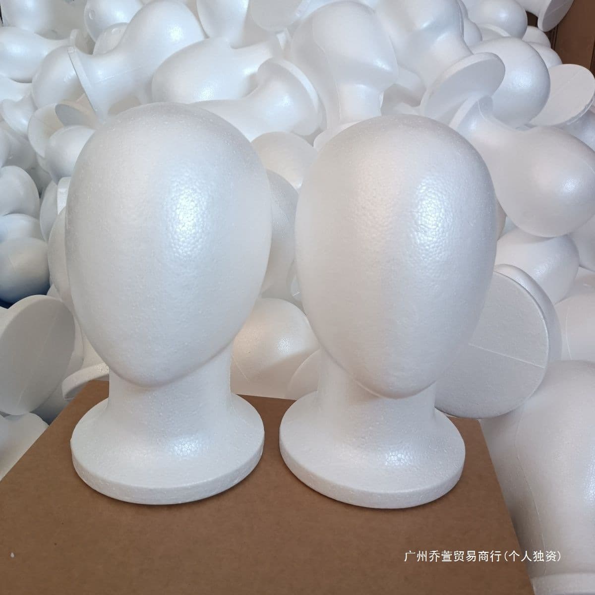 Large white foam head model for large head circumference, cosplay fake head model for practice, wig stand for DIY cosplay