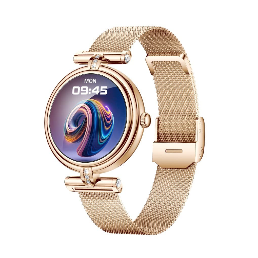 New AK62 Smart Watch for Women, 1.32-inch Round Screen, Bluetooth Calling, Heart Rate, Blood Pressure, Blood Oxygen, Sleep Monitoring