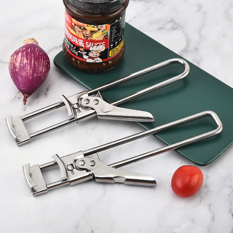 Jar Lid Twister Can Opener, Stainless Steel Adjustable Can Opener, Creative Home, Hotel, and Bar Use, Convenient Cap Lifter