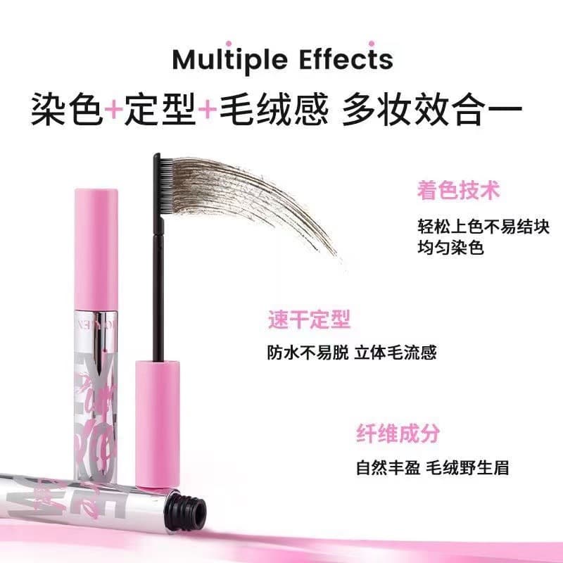 Nayou Eyebrow Tint Light Color Waterproof Long-Lasting No Fade Neiyou Pink Eyebrow Setting Dye Natural Look