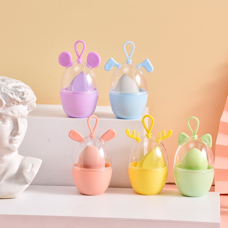 Cute Pet Makeup Sponge Set - Non-Absorbent Blending Sponge, Drop, Gourd, and Slanted Cut Shapes, Wholesale Cosmetic Sponges