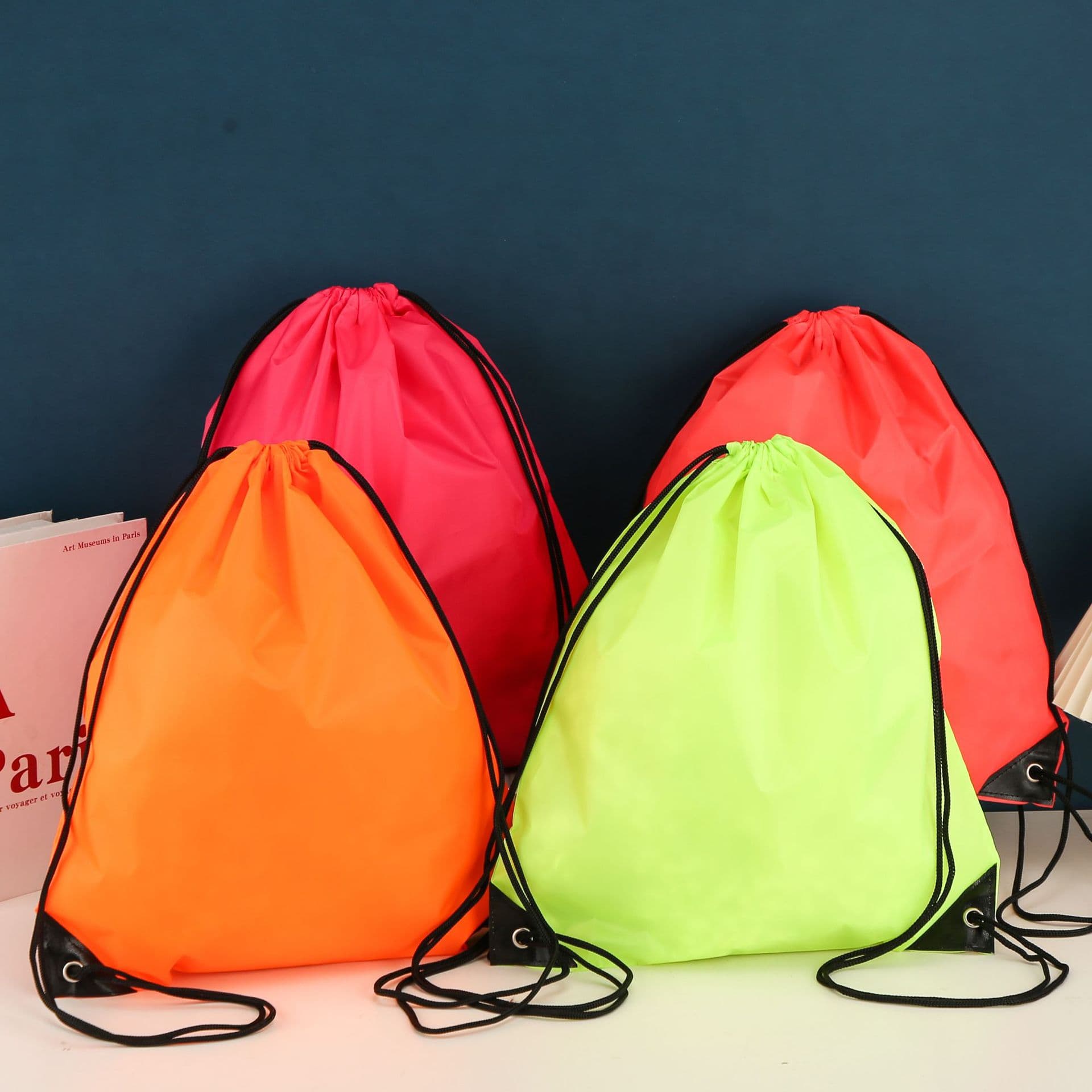210d polyester drawstring Oxford cloth bag, backpack, sports bag