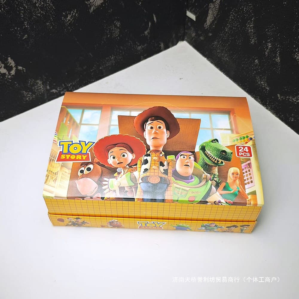 24-Pack Toy Story Figure Pendant Blind Box Buzz Lightyear Charm Keychain Kids Holiday Gift Toy