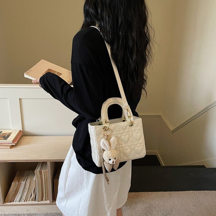 Cross-border Lady Dior Bag Factory Diamond Quilted Stitching Bags, Elegant and Versatile Korean Style Handbag, Shoulder Bag, Crossbody Bag