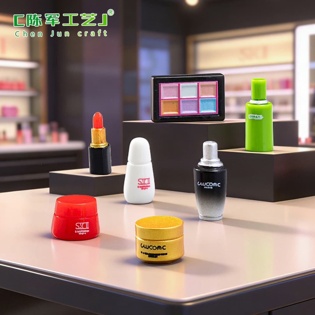 Mini Creative Simulation Lipstick Cosmetics Series Dollhouse DIY Decoration Accessories Mini Desktop Ornaments