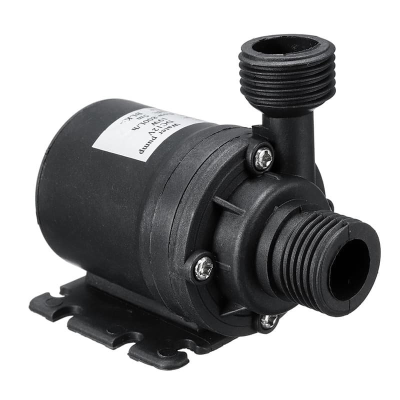Aquarium Submersible Pump, Small Bottom Suction Pump, Low Noise Water Circulation Filter Pump, Water Change Booster, Dual Use Water and Land