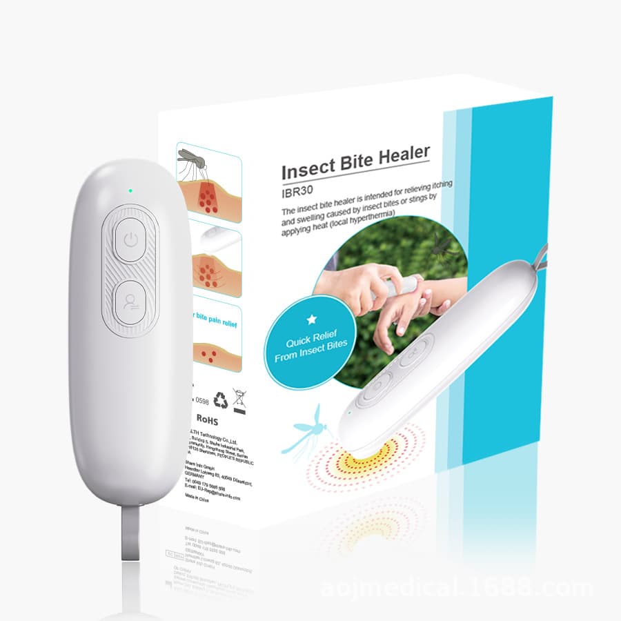 MDR FDA Certified Insect Bite Treatment Device Portable Mosquito Bite Electric Acupuncture Therapy Device Electronic Itch Relief Instrument