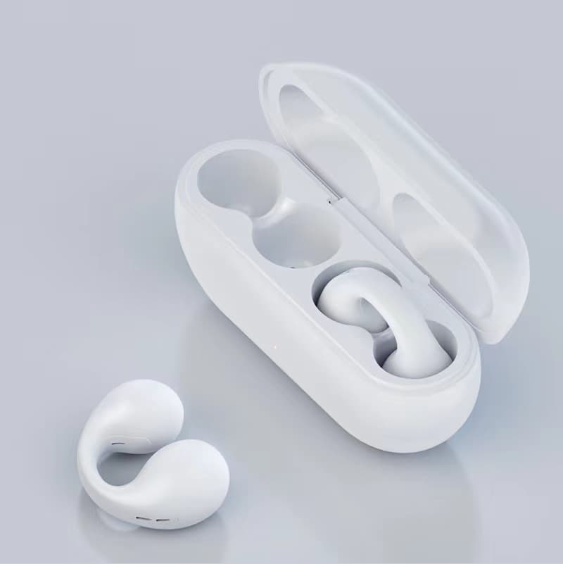 Hot-selling Ear Clip Wireless Bone Conduction Bluetooth Headset, Semi-circle Noise Reduction, Sports Air Conduction TWS Earrings