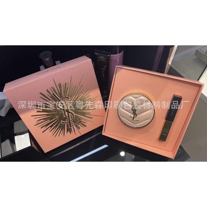 Premium Brand Holy Family Packaging Box Gold Bar Lipstick Box Perfume Gift Box Empty Box Handbag Gift Bag High Quality Ready Stock