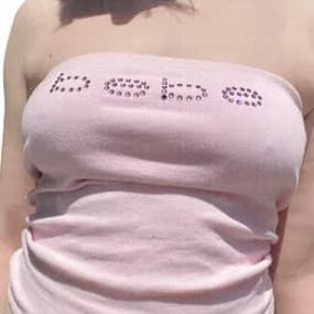 In Stock European and American Summer Cross-border Sexy Strapless Personalized Letter Rhinestone Y2K Retro Backless Vest Top Women's Clothing