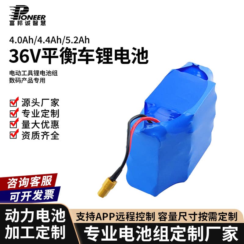 Balance Scooter Lithium Battery Pack 12V 36V Power Battery Energy Storage Explosion-Proof LiFePO4 Cells Power Tools Forklift