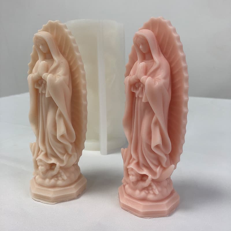European Style Portrait Scented Candle Silicone Mold DIY Figure Plaster Home Decoration Human Body Resin Epoxy Mold