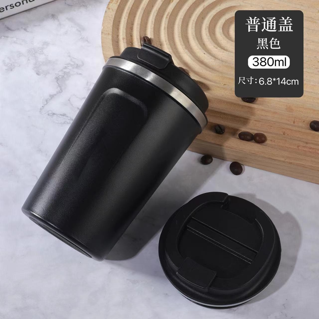 316 Stainless Steel Insulated Cup Custom Logo Octagonal Coffee Cup with Carry Strap Gift Box Advertising Promotional Engraved Water Cup