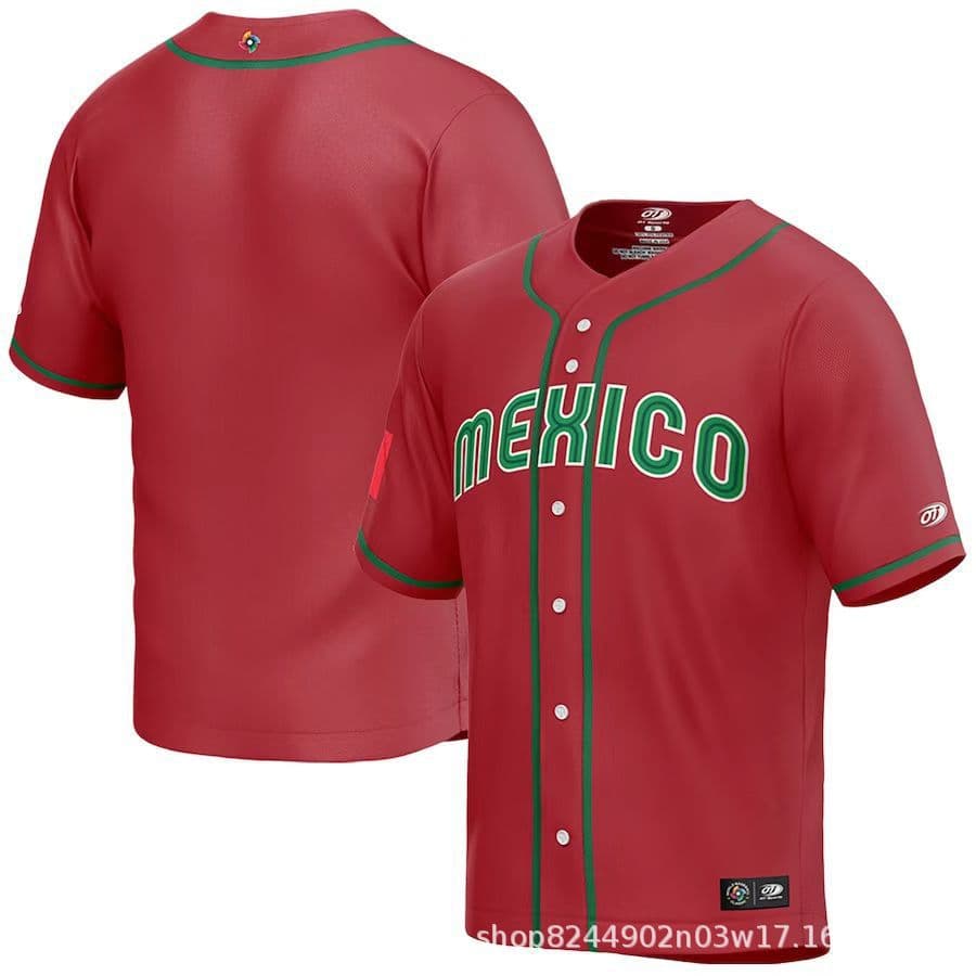 2023 New Mexico eBay Amazon Foreign Trade Supply 3D Print Summer V-Neck Hem Button Baseball Jacket