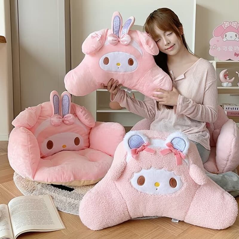 Cartoon Melody BIANO waist cushion office chair sofa bay window car seat cushion with backrest