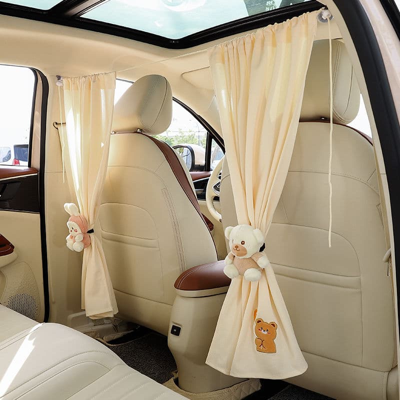 Car privacy partition curtain sunshade to block baby's sleeping middle and front row car curtains car sunshade curtain supply