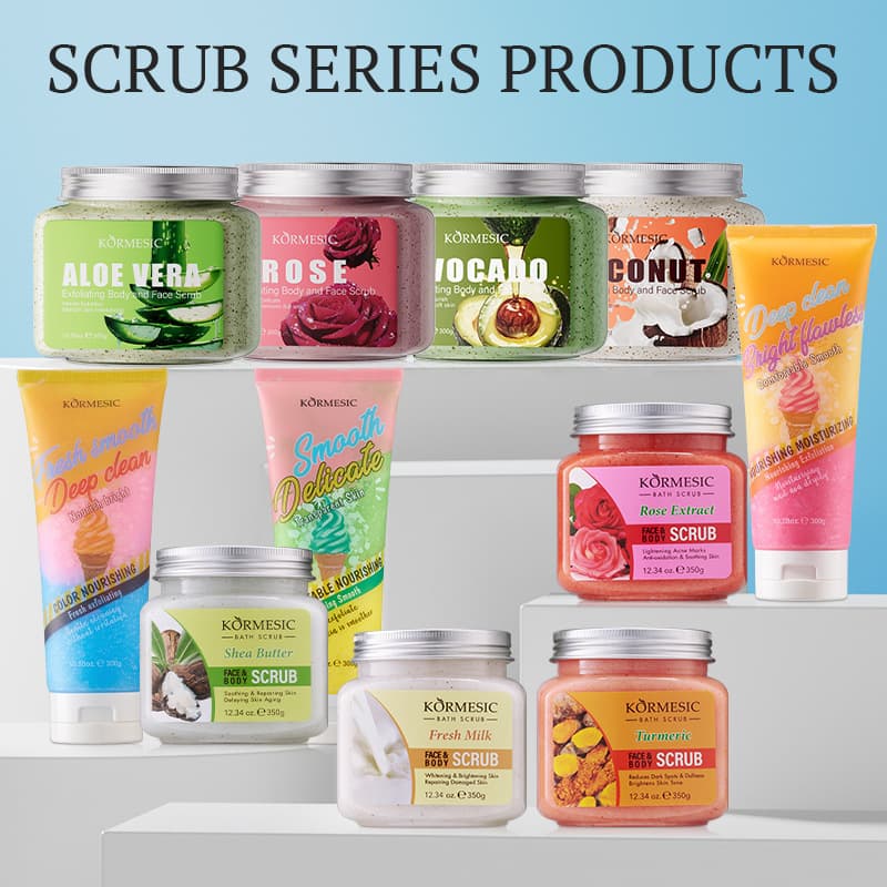 Cross-border Trade Frosted Body Scrub Cream Aloe Vera Body Scrub Wholesale