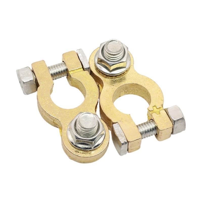 Battery disconnect switch modified for truck power switch, battery connector, battery clip, copper clip, lead clip, aluminum clip