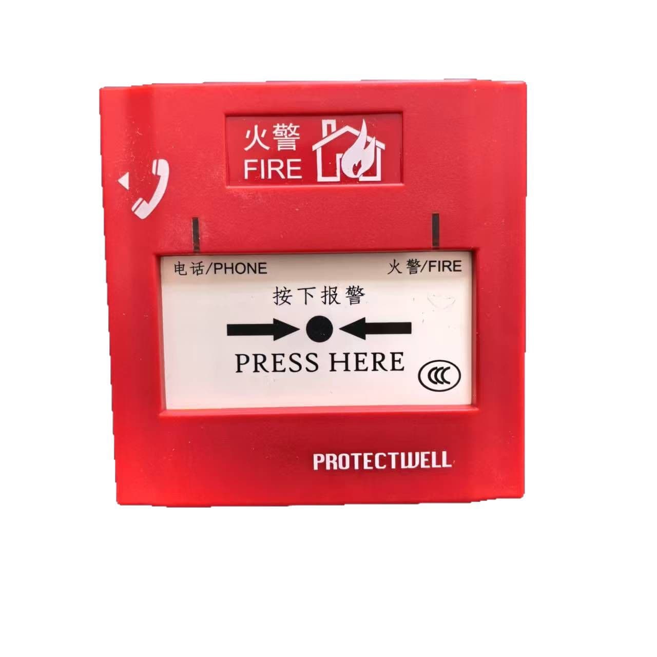 Potter Manual Fire Alarm Button J-SAP-M-M300K Fire-specific Manual Alarm Button