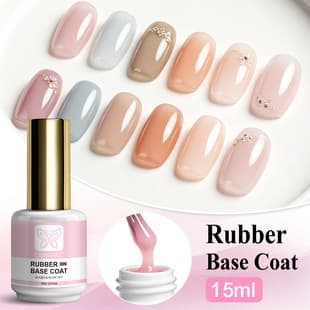 Cross-border Hot Selling Compliant Quality 4-in-1 Rubber Base Gel Soak-off Gel Long-lasting Nail Polish Color Gel Maintains Shine