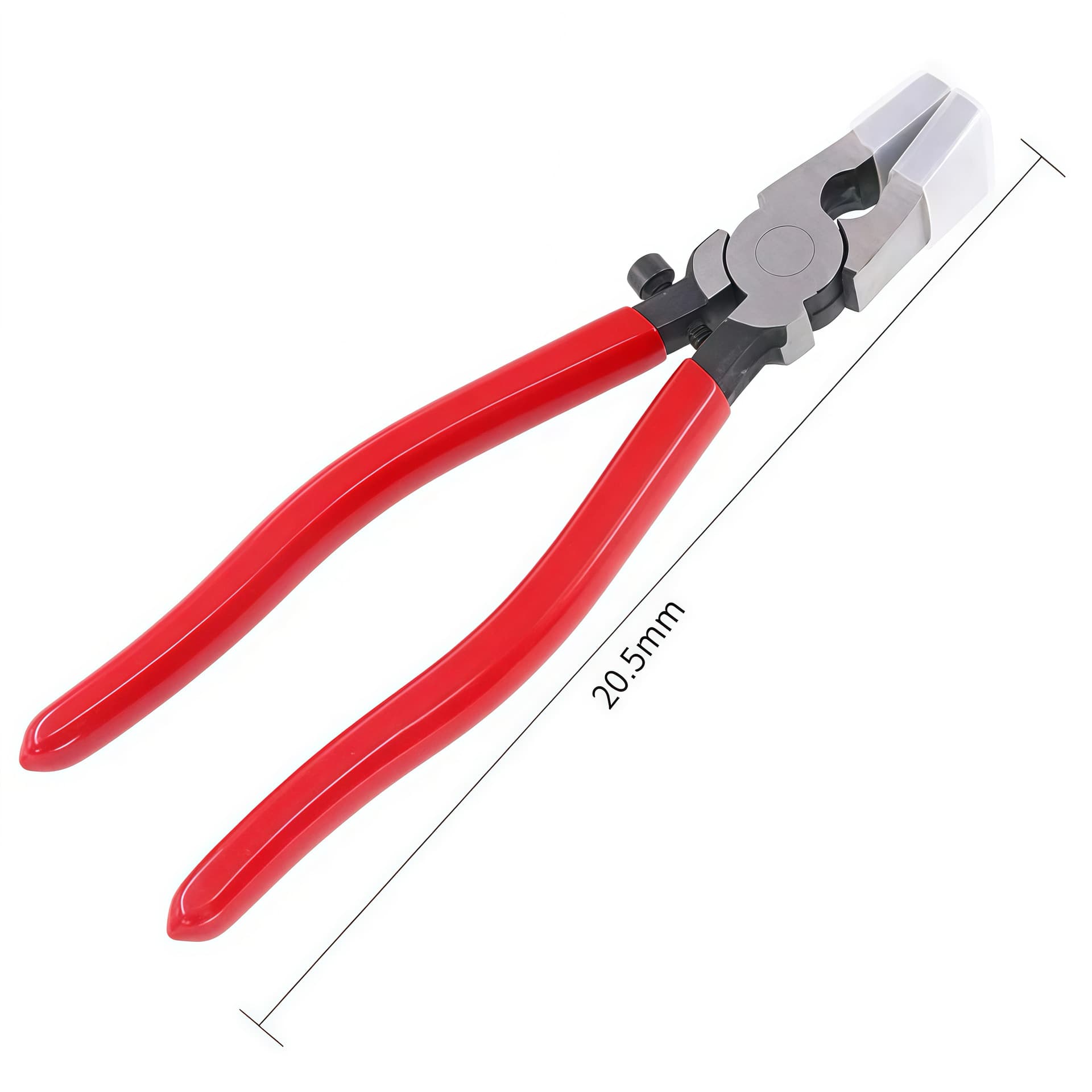 Factory Stock Glass Pliers Flat Nose Glass Breaking Pliers Glass Arc Scratch-Free Pliers Specialized Glass Holding Pliers