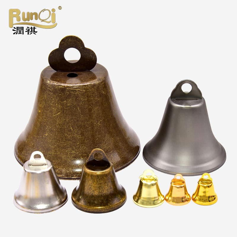 Bell temple hand bell metal bell with crisp sound shepherd cow bell anti-lost Christmas trumpet bell