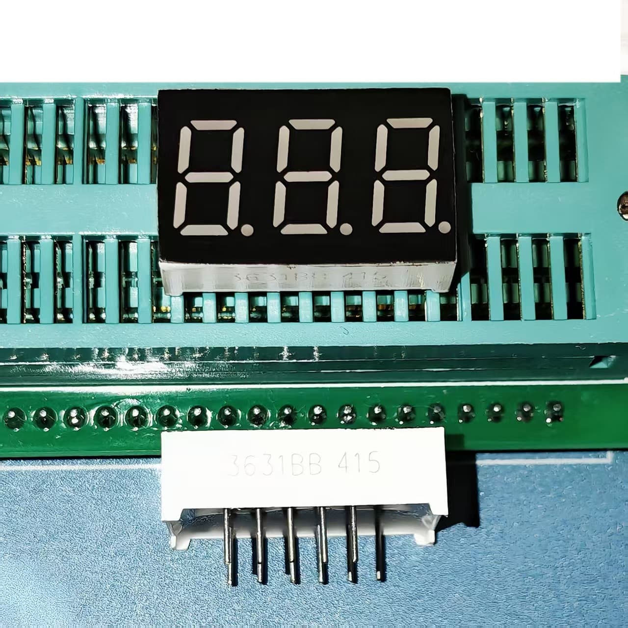 Factory Direct 0.36-inch 3-Digit Digital Tube 3361BB Common Anode 3631AB Common Cathode Blue High Brightness
