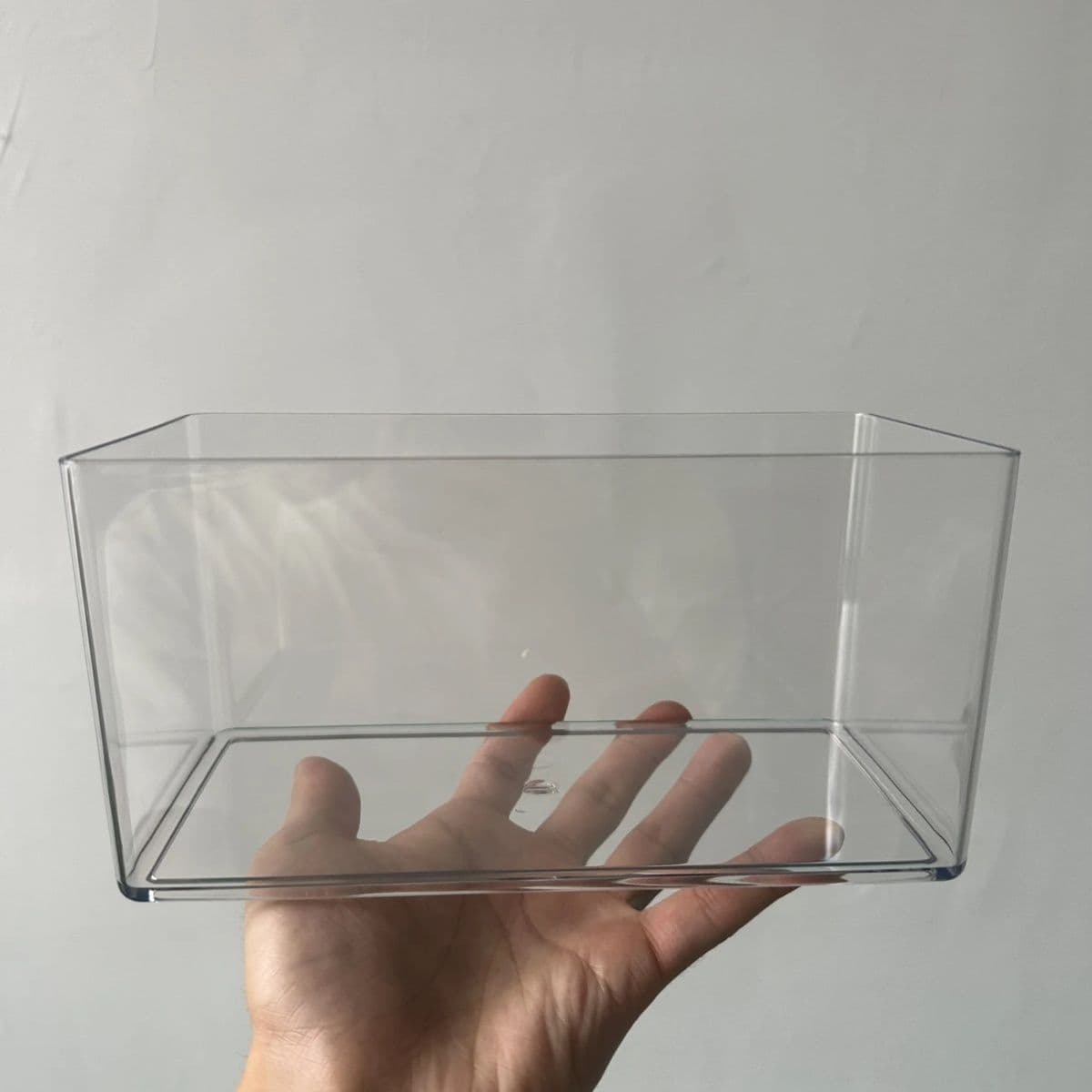 Square vase creative plant utensils transparent acrylic vase acrylic box rectangular transparent water tank