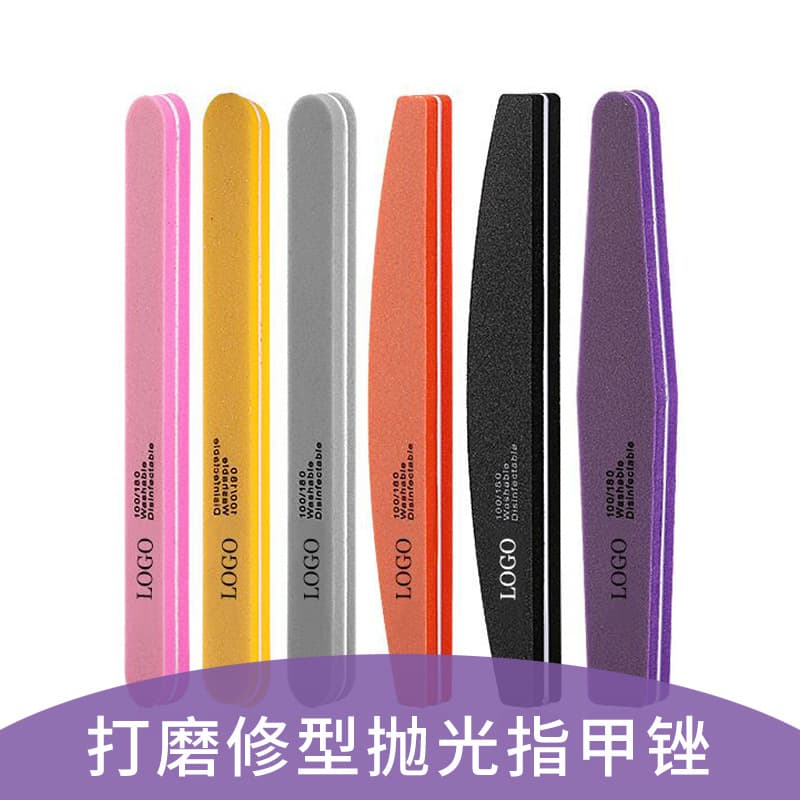 Manicure tools sponge rubbing strip nail scraping strip sponge throwing nail file manicure grinding shop special scrub