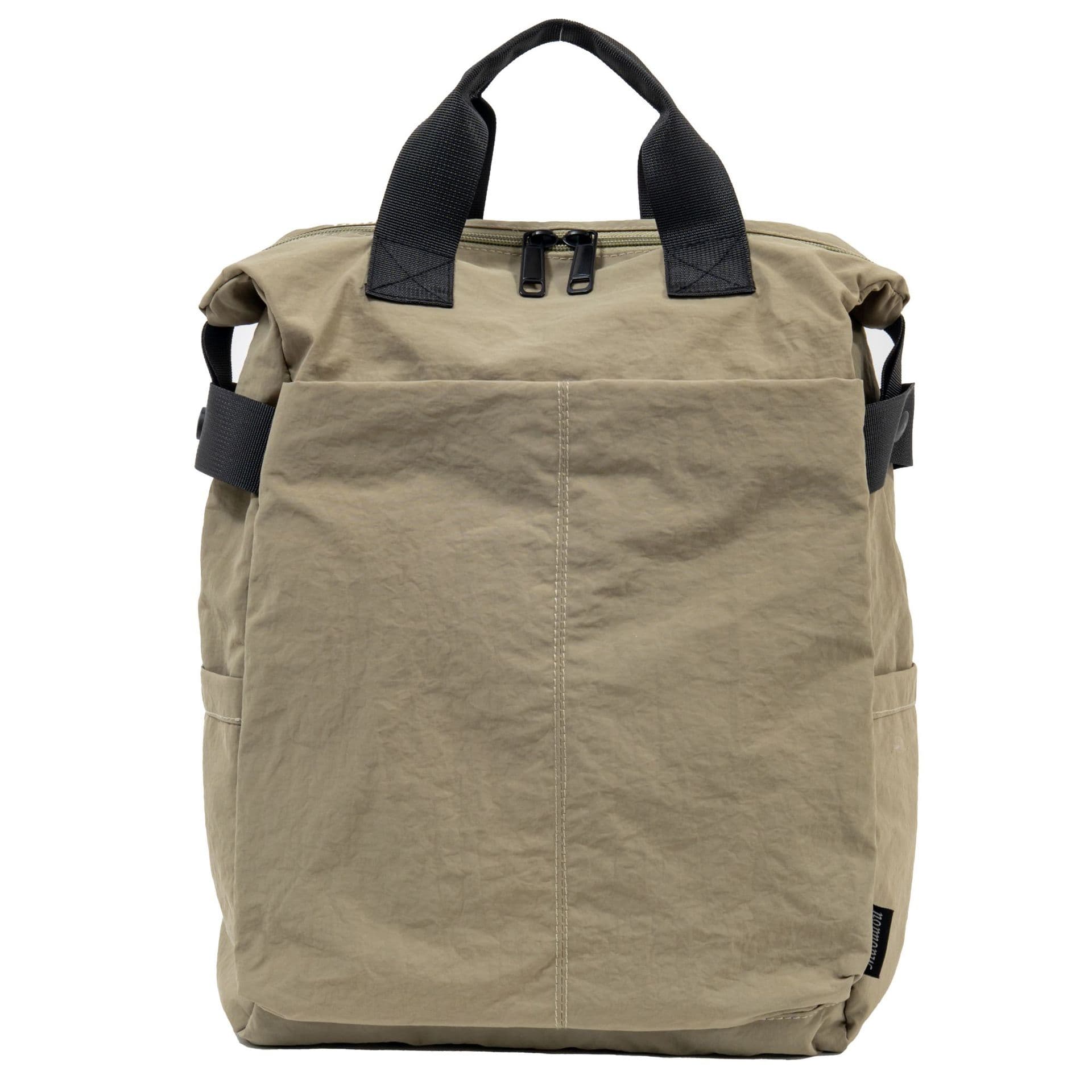 New Large Capacity Backpack, Handheld Sling Shoulder Bag, Campus Solid Color Mom Bag, Simple Casual Backpack