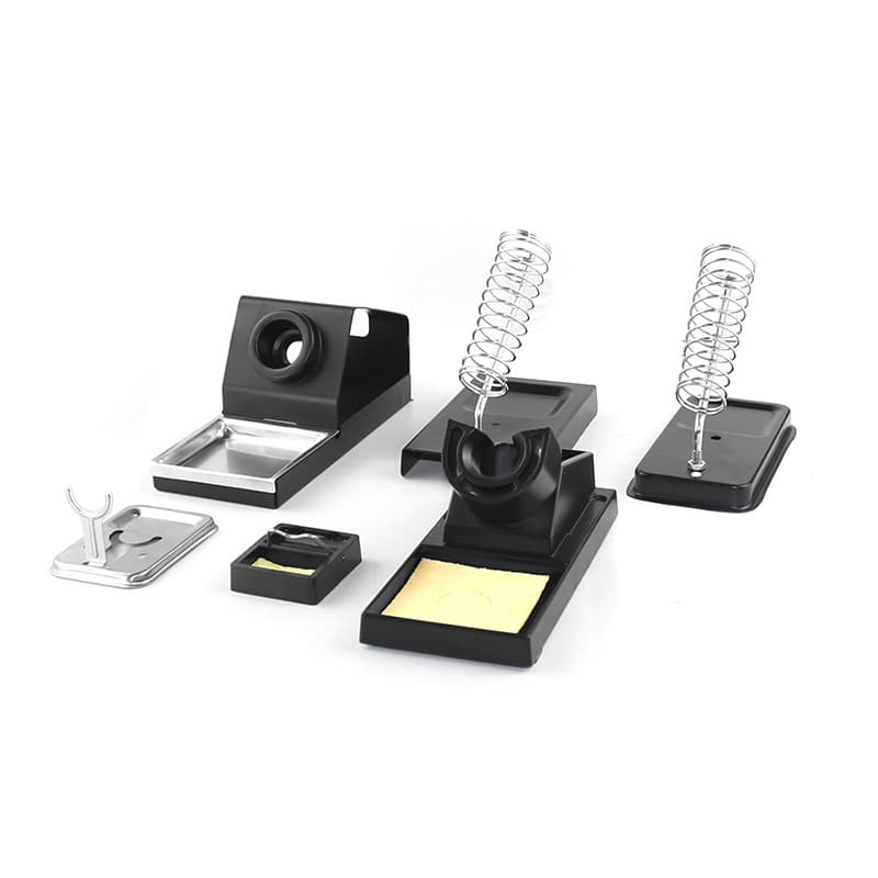 Factory direct sales all-metal soldering iron rack square soldering iron fixed bracket multi-functional tin wire rack Y-shaped simple rack