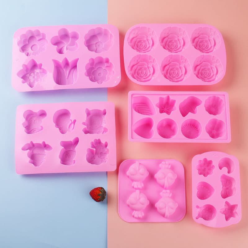 Trendy Silicone Jelly Mold Chocolate Pudding Mold 3D Jelly Mold Home Baking Love Full House