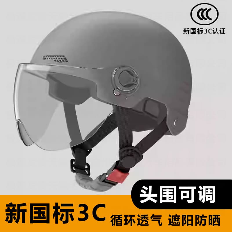 Savilong 2025 New 3C Standard Electric Battery Bike Helmet, Summer Sun Protection, Unisex All-Season Lightweight