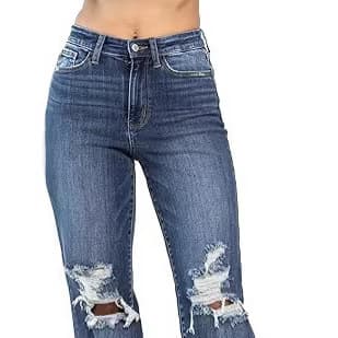 European and American 2025 new products Amazon cross-border foreign trade summer casual slimming jeans for women slim-fitting butt-lifting trousers for women