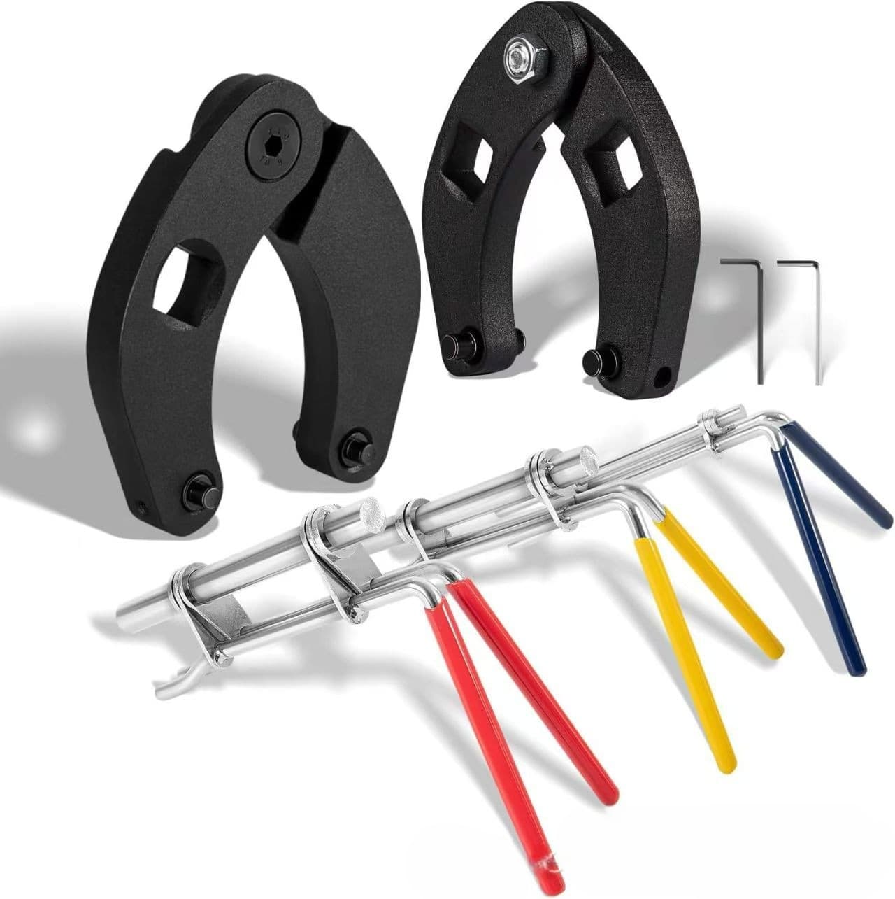 Motorcycle Large and Small Adjustable Gland Nut Wrench Kit for Hydraulic Cylinder 1266+7463