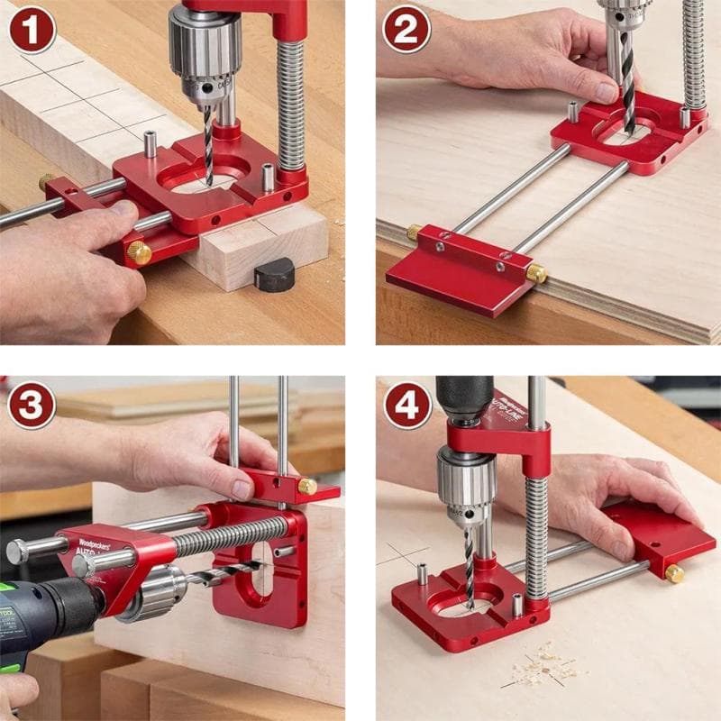 Cross-border Amazon Belt Drill Woodworking Locator Woodpeckers Locator Woodworking Positioning Tool