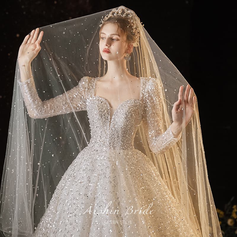 Aishini 'Liuli' Wedding Dress 2025 New Super Heavy Craftsmanship Elegant Gown for Petite Brides