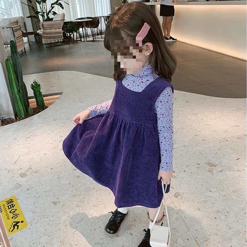 Cross-border children's clothing dropshipping girls' dress 2025 spring and autumn new style children's little girl princess dress vest dress