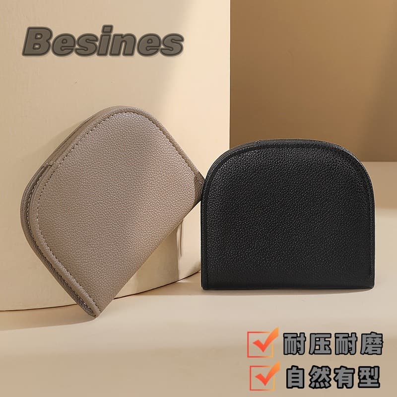 New Half-Circle Mini Women's INS Solid Color Versatile Coin Purse Lock Clasp LP Simple Fashion Wallet for Women Students