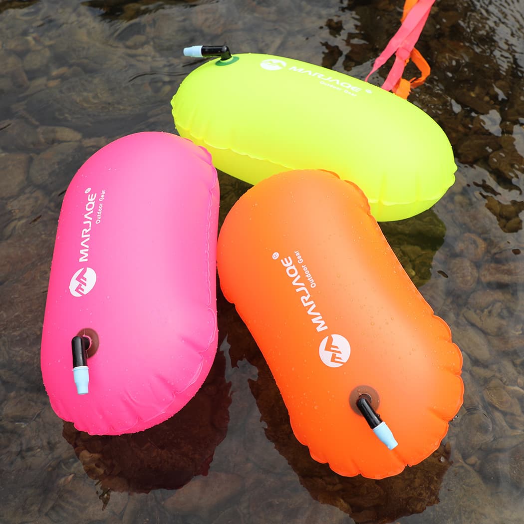 Single air bag swimming bag life buoy thickened buoy anti-drowning drift ball swimming bag life-saving air bag snorkeling bag