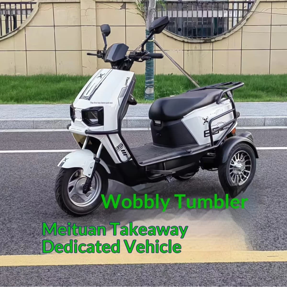 Cross-border Delivery Tricycle Sky Electric Scooter Export Two-Wheel Electric Bicycle High-Power Electric Vehicle Bicycle Foreign Trade Wholesale