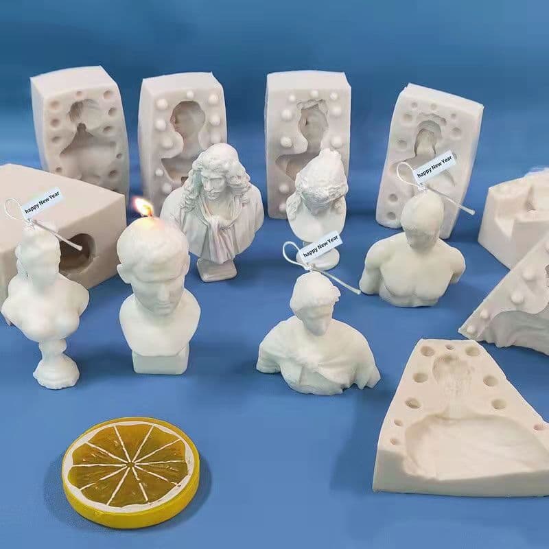 Venus Aromatherapy Candle Silicone Mold DIY Portrait Handmade Soap Plaster Scented Stone Decoration Mold
