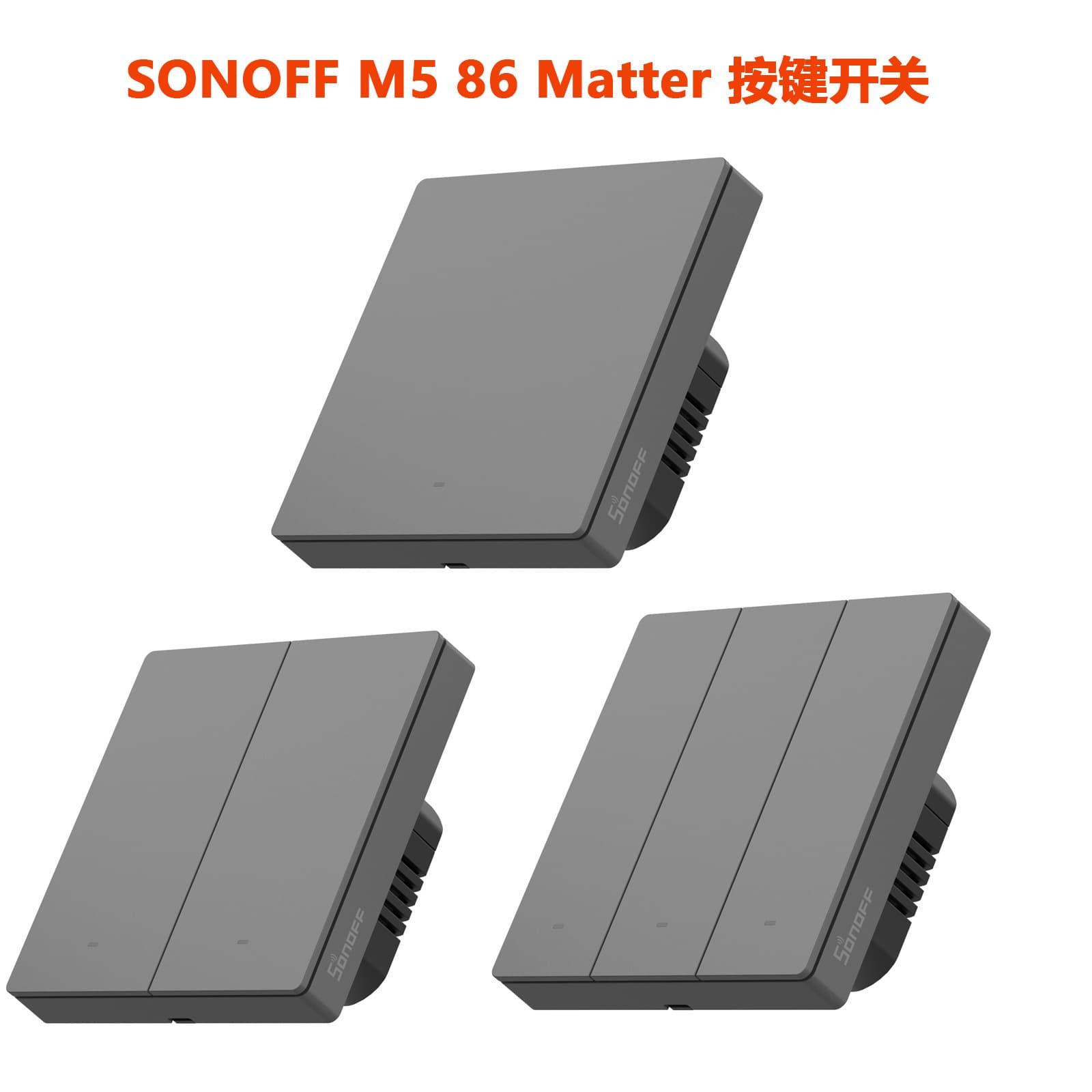 Sonoff M5 Matter 86 EU Wifi Key Switch Smart Wall Timer Switch Remote Control