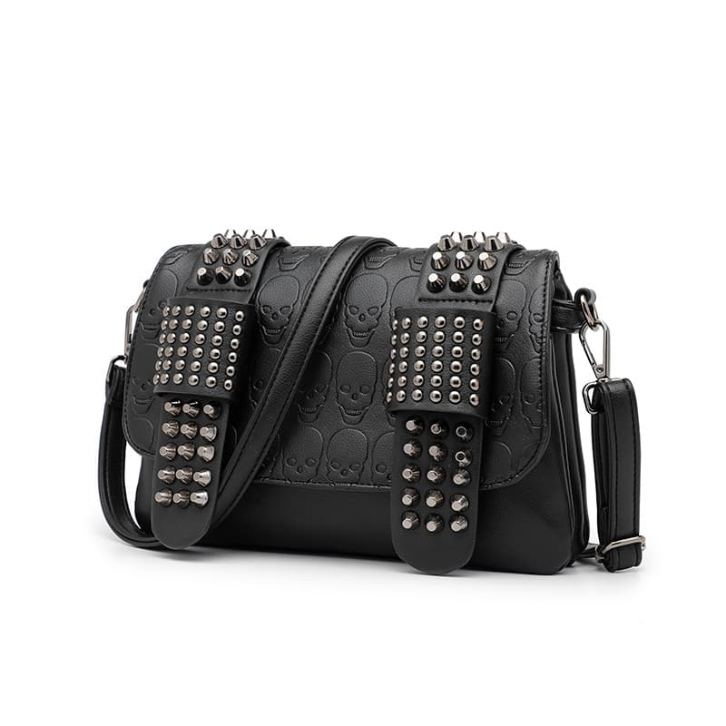 bas2020 Fashion European and American Women's Bag Rivet Skull Bag Shoulder Bag Crossbody Bag