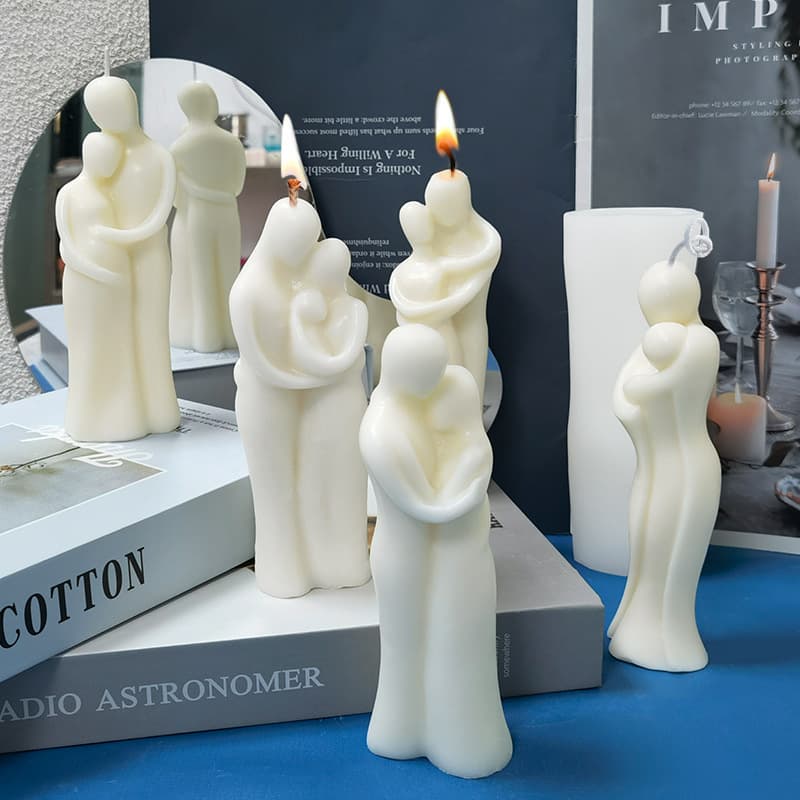 Sanxin Life Series Aromatherapy Candle Silicone Mold DIY Human Body Figure Plaster Body Candle Mold