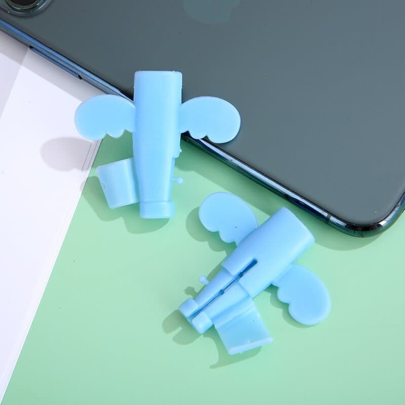 TikTok Trending Little Angel Data Cable Anti-Break Charging Cable Protector Sleeve for Phone Charging Cable Connector Protective Cover Wholesale