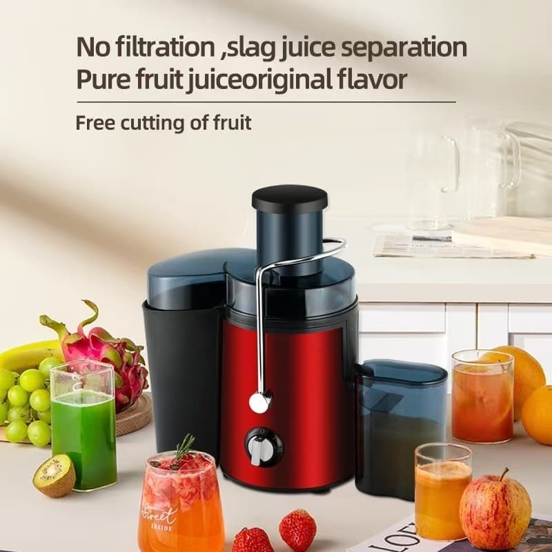 Cross-border Large-capacity Juicer Multifunctional Automatic Juice Extractor with Pulp Separation Slow Masticating Juicer Wholesale