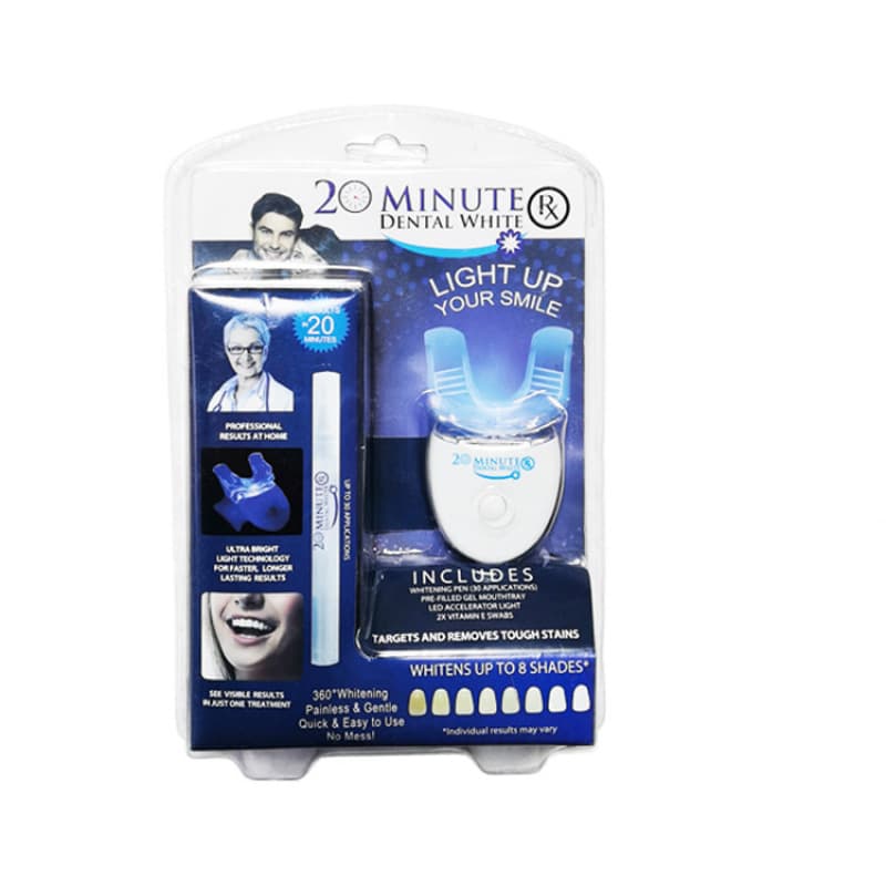 Cross-border Exclusive Teeth Whitening Care Device - Portable 20-Minute Teeth Whitening Kit with Whitening Gel